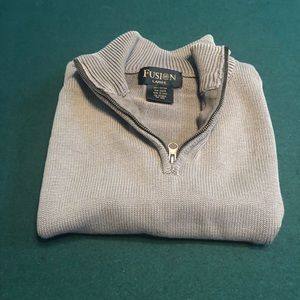 Fusion Zip-front Sweater Vest EUC